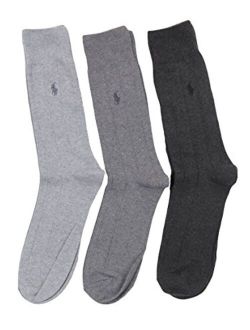 Men's 3 Pack Ribbed Dress Socks