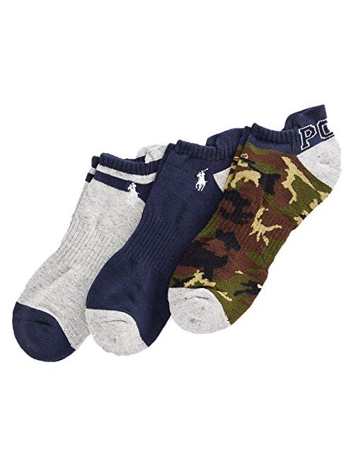 Polo Ralph Lauren Men's Camo Low-Cut Sock 3-Pack Size 10-13