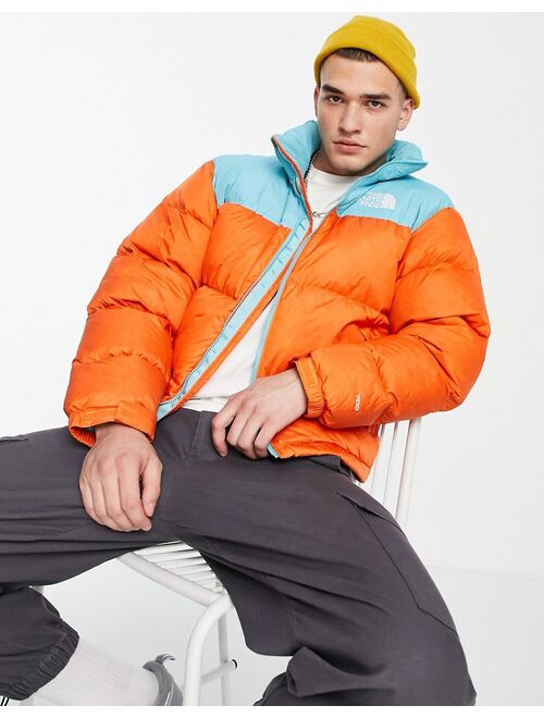 The North Face 1996 Retro Nuptse jacket in orange