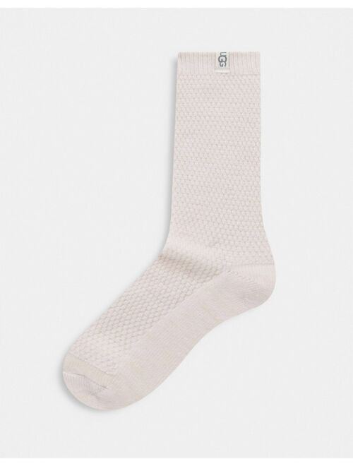 Buy UGG classic boot socks in cream online | Topofstyle