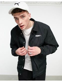 coach jacket in black