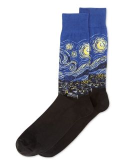 Men's Socks, Starry Night
