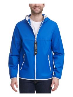 Men's Colorblocked Hooded Windbreaker