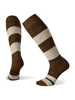 Women's Everyday Striped Cable Merino Wool Knee High Socks