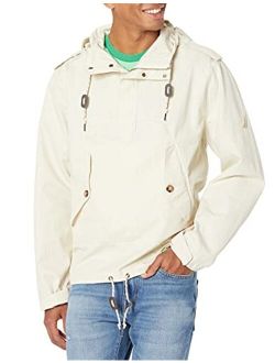 Men's Pinstripe Anorak Jacket