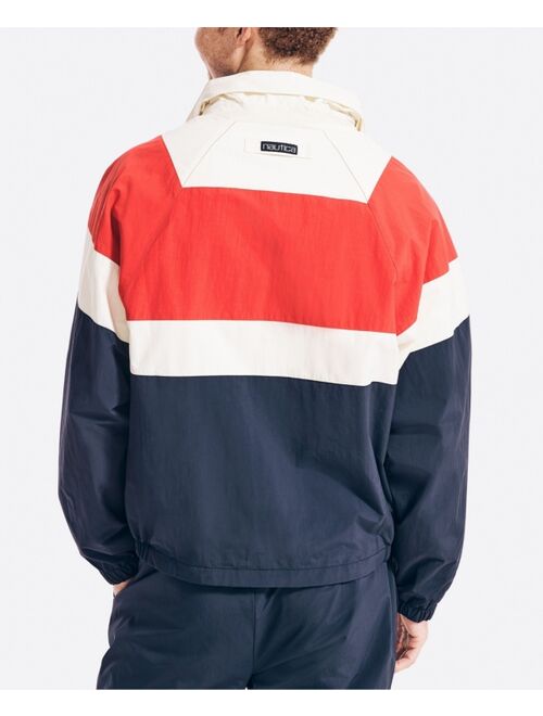 Nautica Men's Color Block Packable Jacket