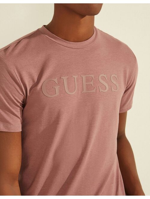 Guess active T-shirt with tonal logo in pink