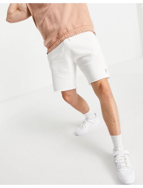 Guess shorts with small logo in cream