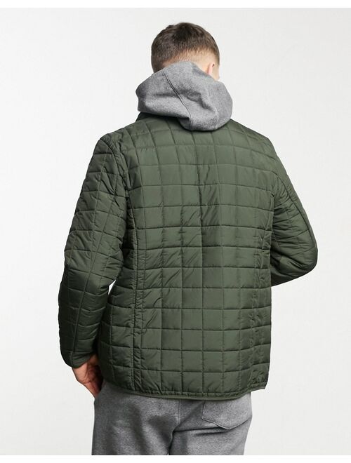 Guess padded jacket with small logo in green