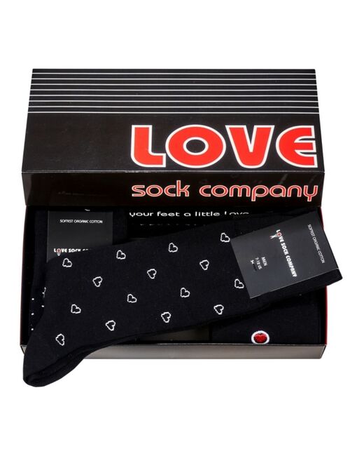 Love Sock Company Men's Luxury Dress Socks in Gift Box, Pack of 3