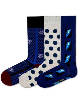 Men's Sydney Luxury Dress Socks Bundle, Pack of 3