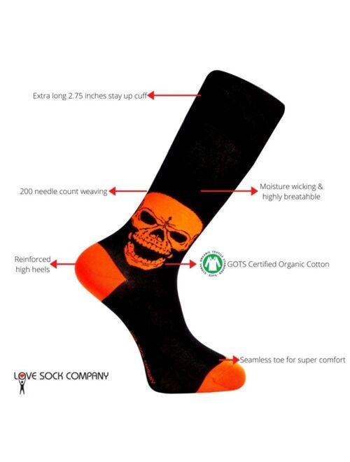 Love Sock Company Men's Casual Socks - Skulls