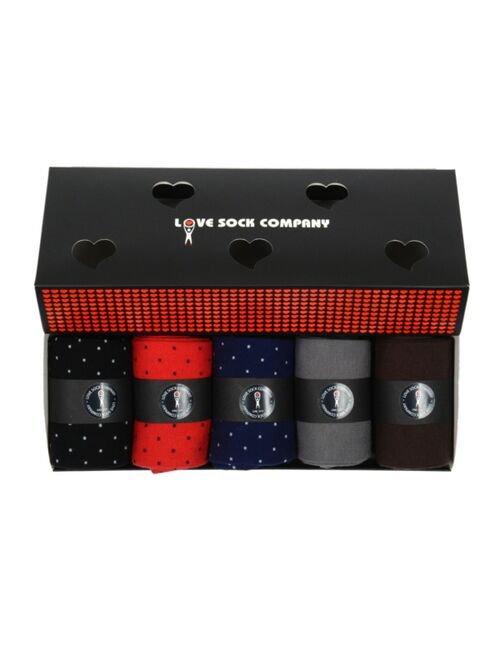 Love Sock Company Men's 5 Socks Box Set