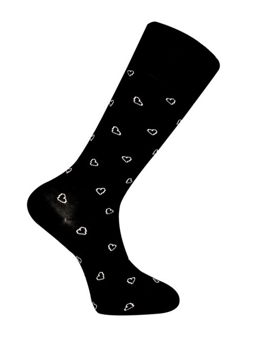 Love Sock Company Men's Mini Hearts Dress Socks