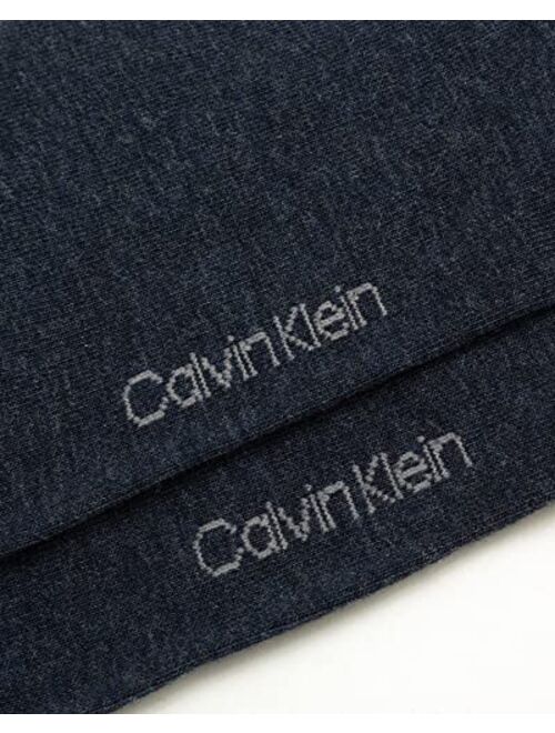 Calvin Klein Men’s Dress Socks – Fine Egyptian Cotton Dress Socks (2 Pair)