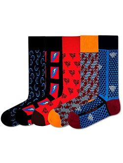 5 Pack Men's Dress Socks - Organic Cotton - Made in Europe - Love Sock Company