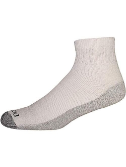 Genuine 5-Pair Quarter Ankle Style Work Socks - with Grey