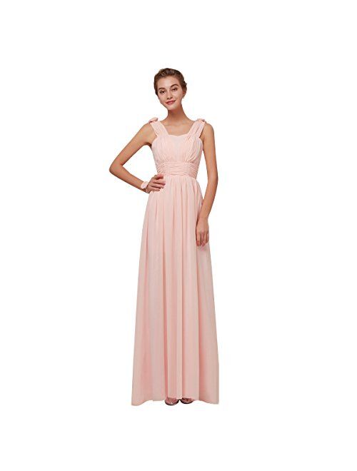 Beauty-Emily Long Bridesmaid Dresses for Evening Party Wedding Guest Prom Gowns