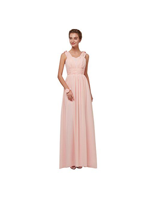 Beauty-Emily Long Bridesmaid Dresses for Evening Party Wedding Guest Prom Gowns