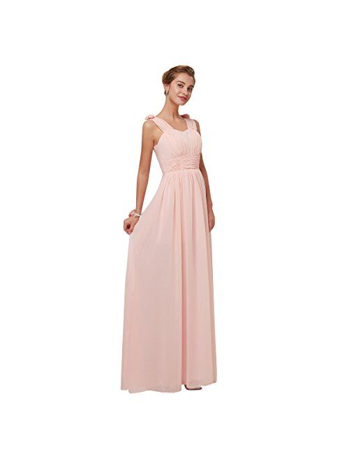 Beauty-Emily Long Bridesmaid Dresses for Evening Party Wedding Guest Prom Gowns
