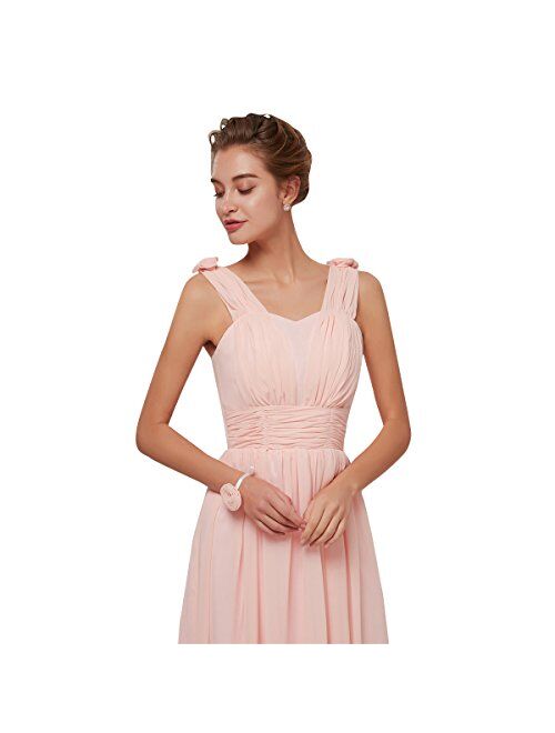 Beauty-Emily Long Bridesmaid Dresses for Evening Party Wedding Guest Prom Gowns