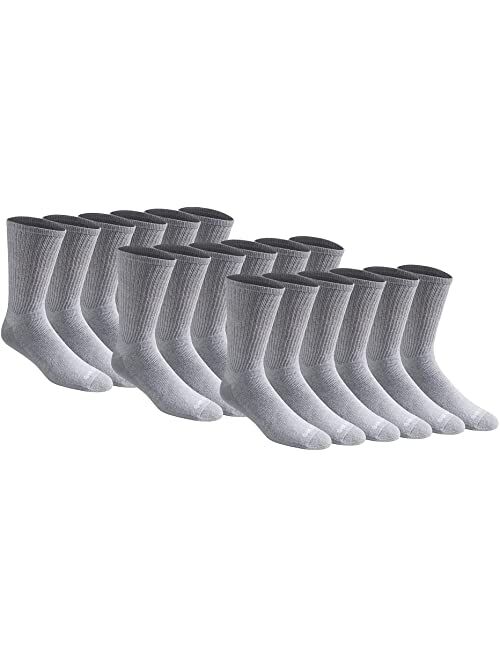 Dickies Multi-pack Cotton Blend Cushioned Work Crew Socks (18 & 36 Pairs