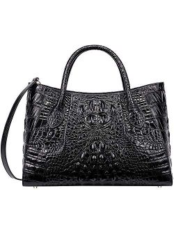 Women Handbags Crocodile Purse Designer Top Handle Satchel Handbags For Women