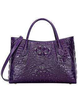 Women Handbags Crocodile Purse Designer Top Handle Satchel Handbags For Women