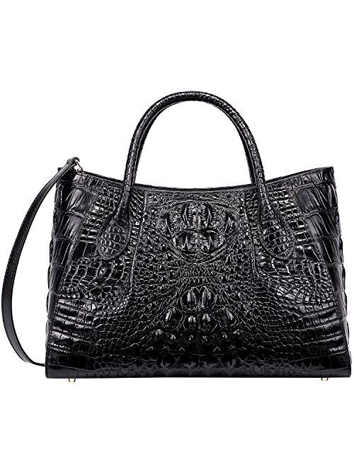 PIJUSHI Women Handbags Crocodile Purse Designer Top Handle Satchel Handbags For Women