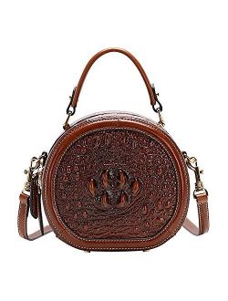 Crocodile Leather Handbags for Women Designer Crossbody Bags for Women Top Handle Shoulder Purse