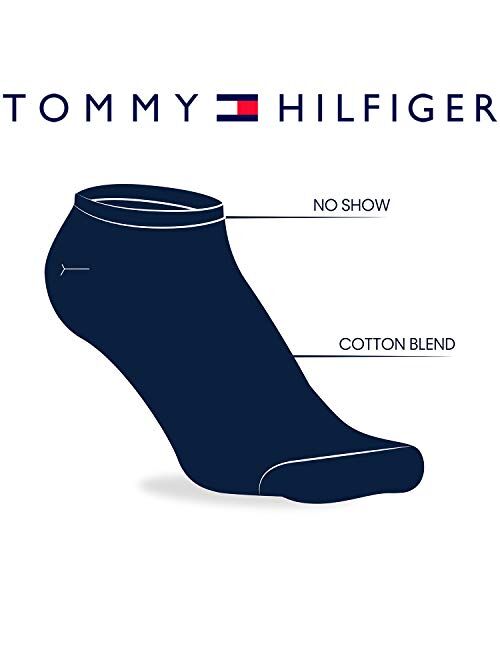 Tommy Hilfiger Men’s Athletic Socks – Cushion No Show Socks (3 Pack)