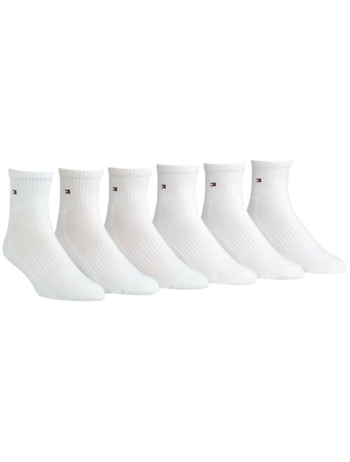 Tommy Hilfiger Men's Socks, "Pitch" Athletic Quarter 6-Pairs + 1 Extra Pair