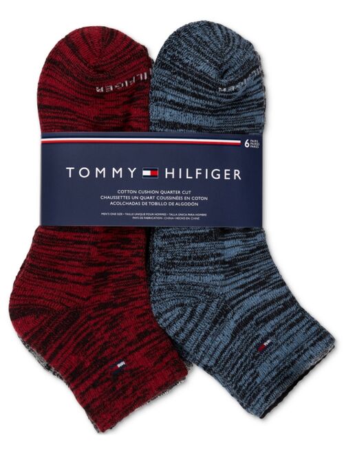 Tommy Hilfiger Men's 6-Pk. Athletic Quarter Socks