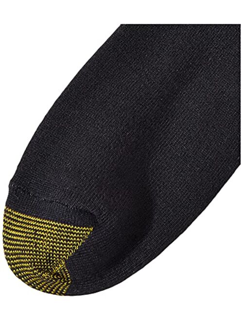 Gold Toe Men's Micro Flat Knit Crew Socks, 3-Pairs