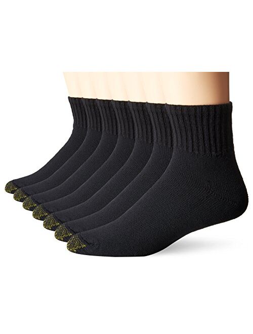 Gold Toe Men's Cushioned Cotton Quarter Ext 7-Pack