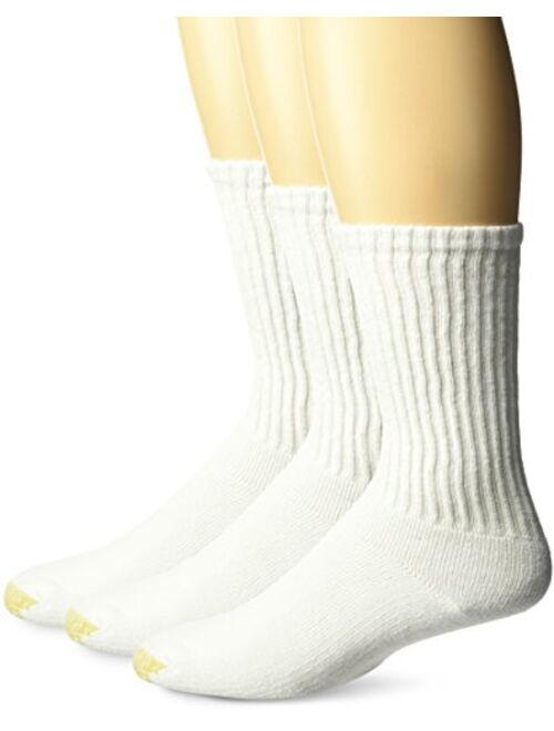 Gold Toe Men's Big and Tall Ultra tec crew 3 pack extended