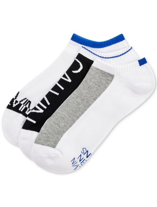 Calvin Klein Men's Logo Sport Low Cut Socks, Three Pairs