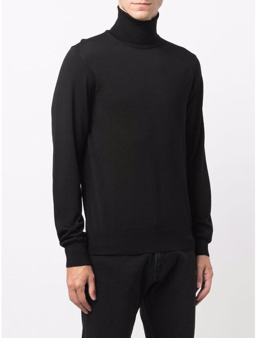 Emporio Armani roll neck knitted jumper