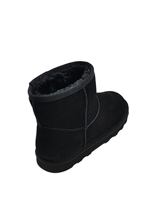 Time and Tru Women's Mini Suede Boots