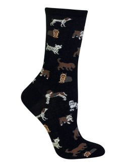 Women's Dogs Fashion Crew Socks