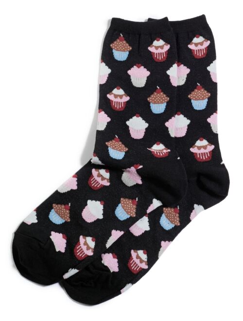 Hot Sox Women's Cupcake Fashion Crew Socks