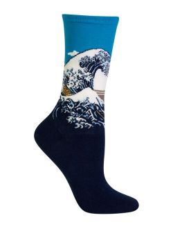 Women's Hokusai's Great Wave Fashion Crew Socks
