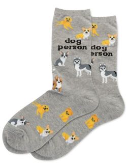 Women's Dog Person Crew Socks