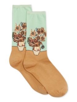 Women's Sunflower Artist Series Fashion Crew Socks
