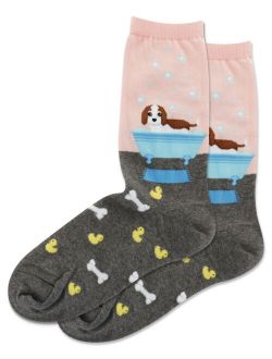Doggie Bath Time Crew Socks