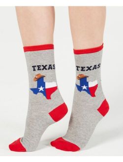 Women's Texas Fashion Crew Socks