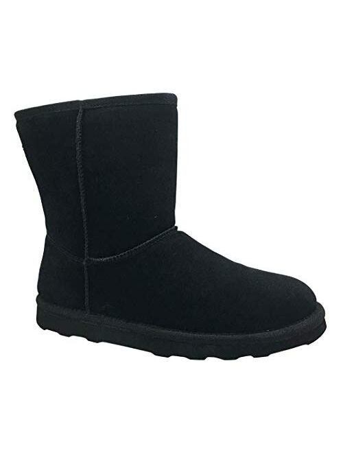 Time and Tru Black Genuine Suede Boot