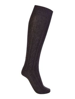 Women's Super Soft Organic Cotton Seamless Toe Knee High Boot Socks