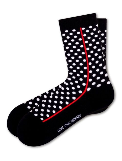 Love Sock Company 3 Pack Women's Socks Bundle with Polka Dots and Stars by