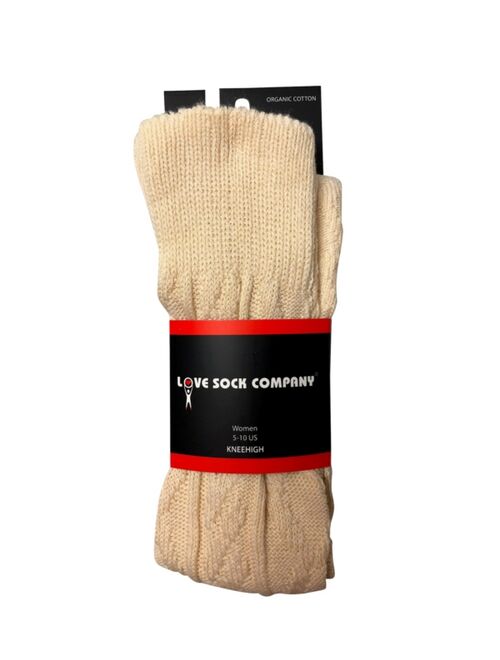 Love Sock Company Women's Knee High Socks - Knitted Boot
